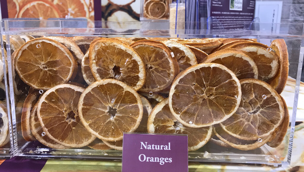 Dried Oranges Booth Shot